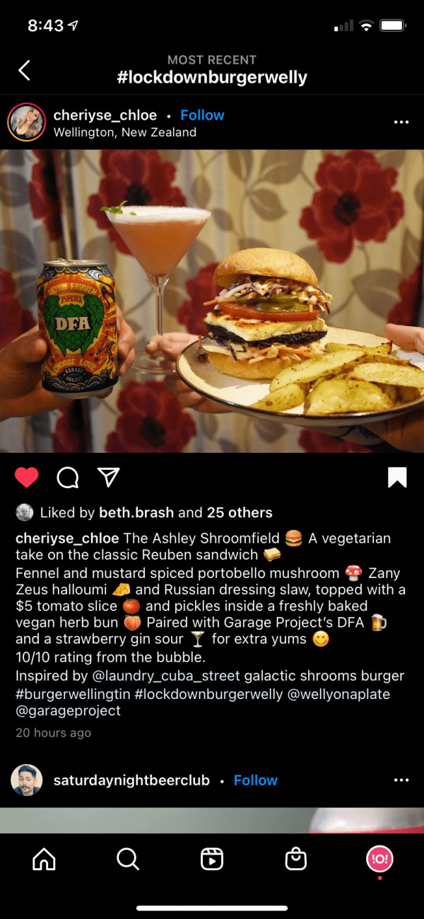 Burger Wellington entry