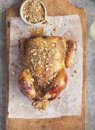 Lemon Roasted Chicken with Dukkah