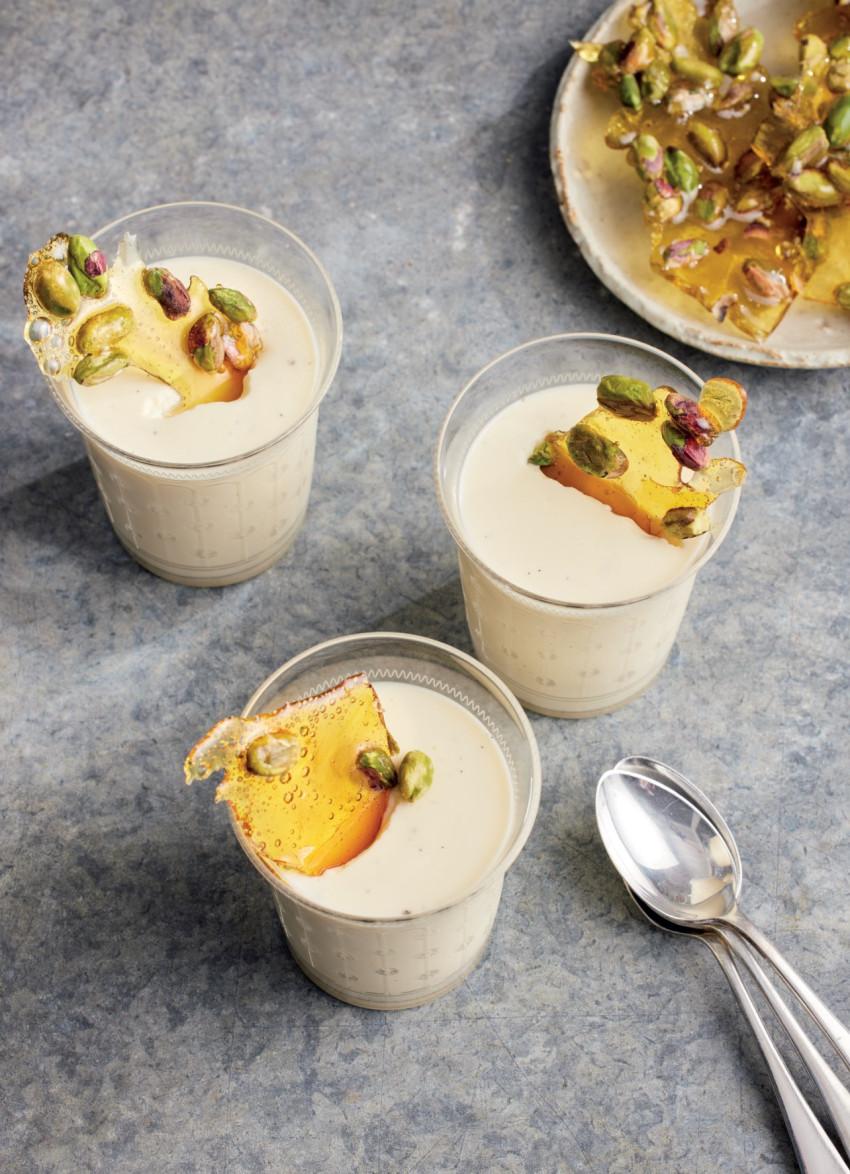 Vanilla, Yoghurt and Rosewater Panna Cotta