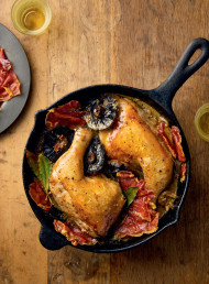 One-pan Bistro Chicken with Creamy Mushrooms and Prosciutto
