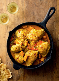 Aromatic Red Chicken and Kūmara Curry