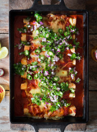 Pulled Brisket Enchiladas 