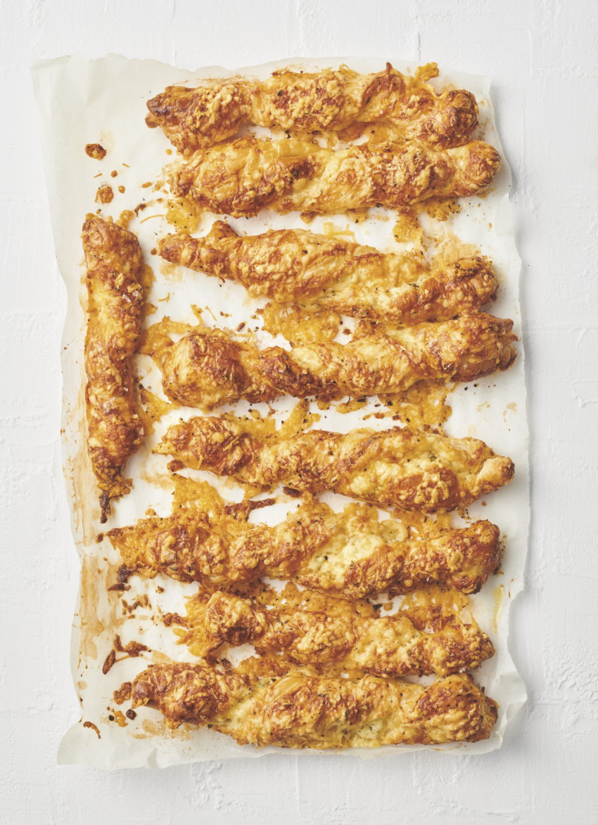 Cheese and Rosemary Twists (v)