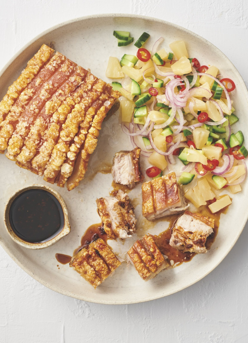 Lemongrass and Garlic Roasted Pork Belly