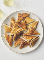 Manchego Cheese, Serrano Ham and Truffle Sandwiches 