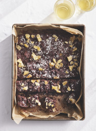 Coconutty Fudge Slice