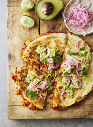 Cheesy Chorizo and Prawn Quesadillas 