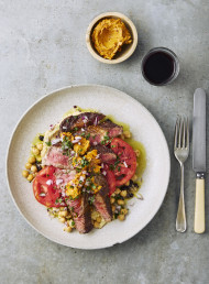 Steak and Smoky Harissa Butter (gf) 