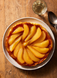 Pear tarte Tatin 
