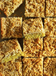 Lime, Pistachio and Coconut Slice 