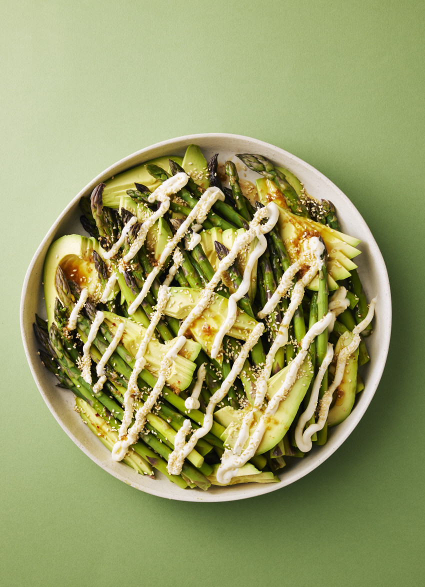 Asparagus and Avocado with Sesame Dressing