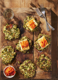 Greens, Quinoa and Herb Fritters