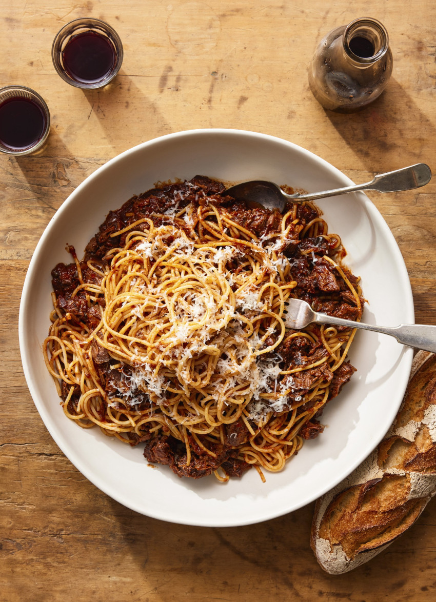 Beef Cheek Ragu with Spaghetti