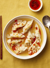 Pork, Prawn and Chive Wonton Soup 