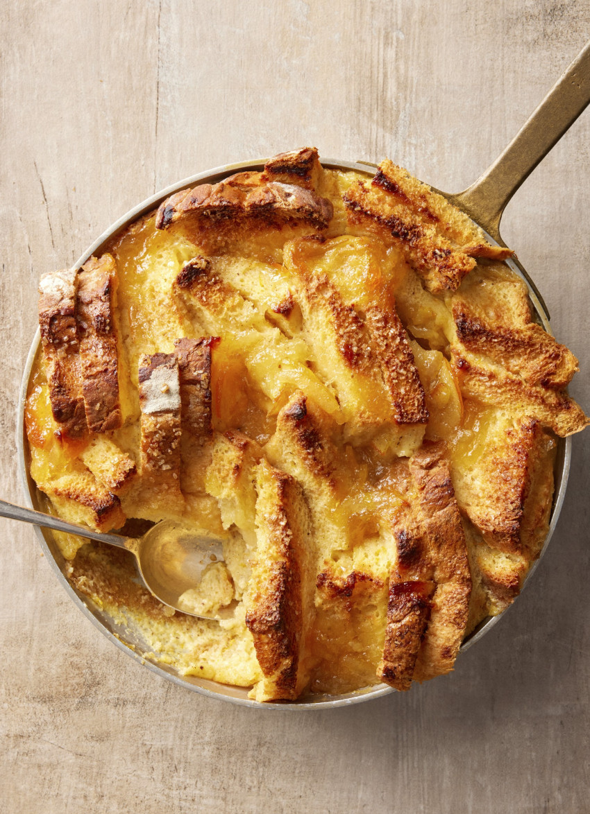 Marmalade and Cointreau Bread and Butter Pudding