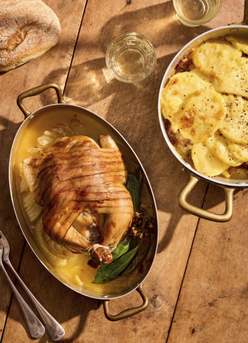 Potato and Caramelised Onion Gratin