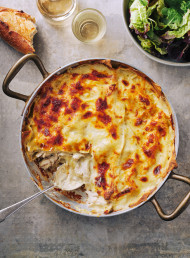 A Classic Chicken and Leek Lasagne