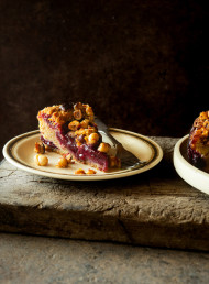 Plum, Orange and Hazelnut Cake