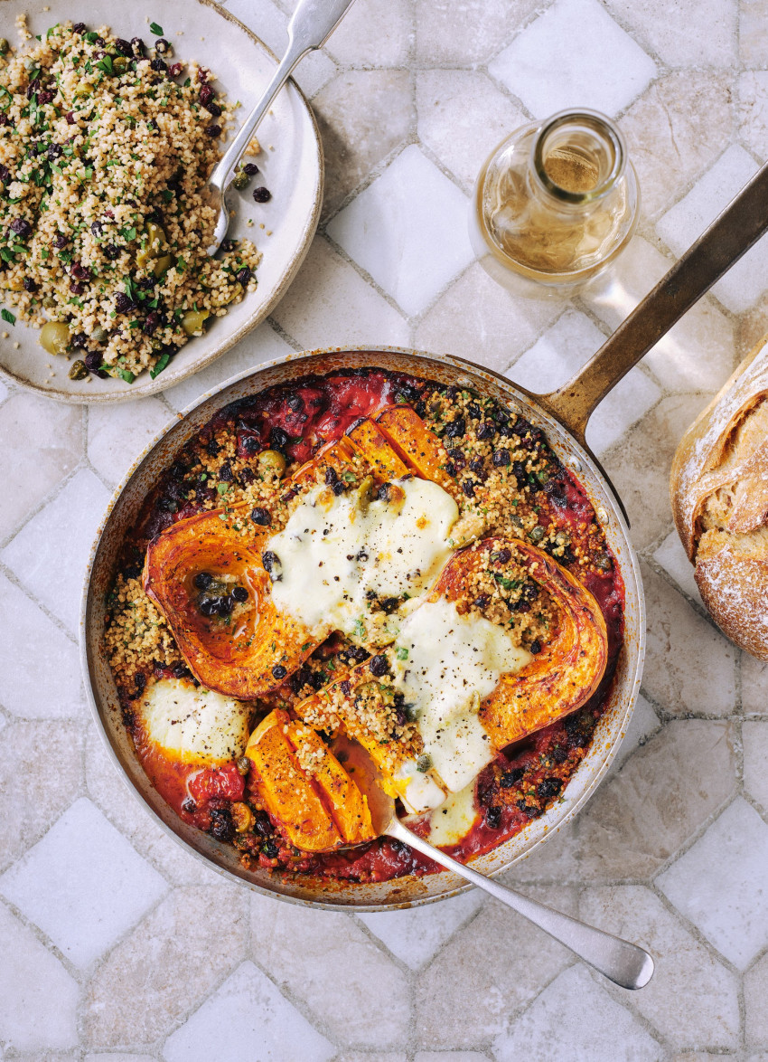 Roasted Pumpkin, Smoky Tomato Sauce and Couscous
