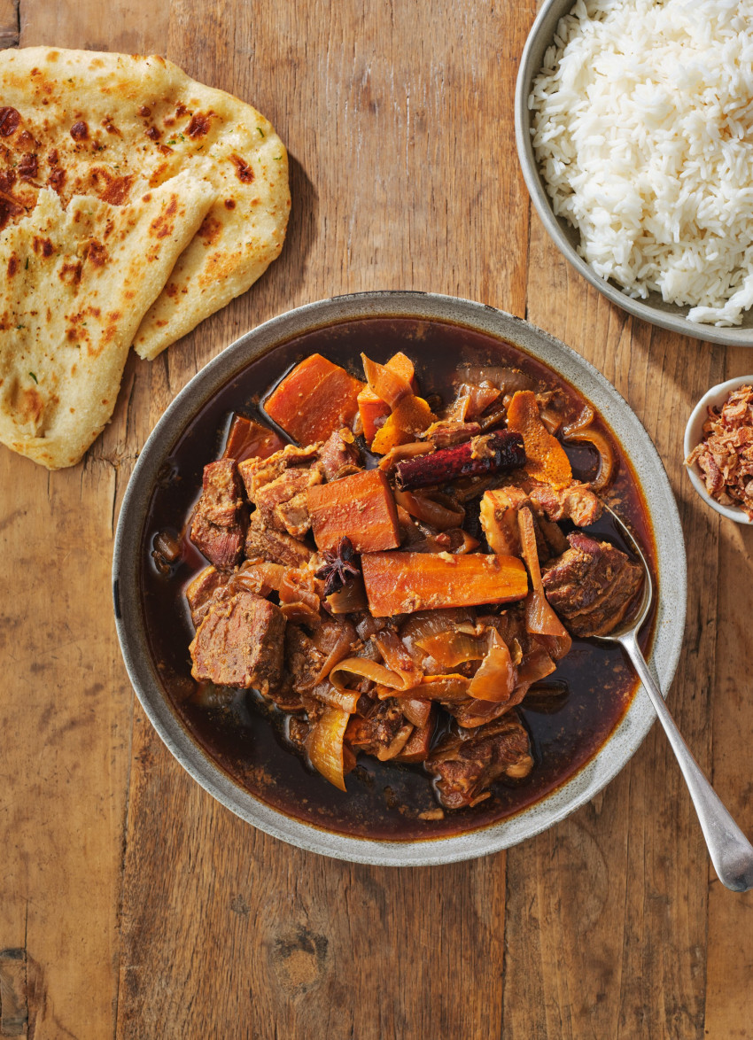 Soy and Orange Braised Pork with Star Anise and Ginger