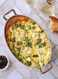 Smoked Chicken, Tarragon and Mustard Frittata