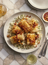 Crispy Rice Paper Fish 