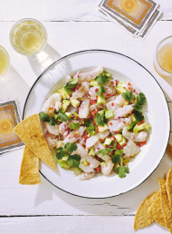 Mexican-style Ceviche with Avocado and Lime