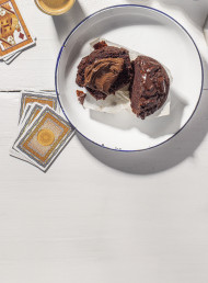 Jumbo Double Chocolate Muffins 