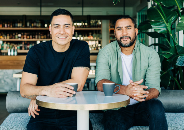 Euro head chef Uelese Mua and Nourish Group Executive Gareth stewart