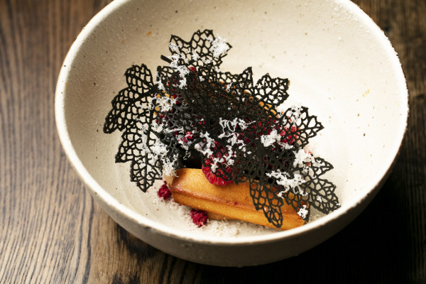 Raspberry, Macadamia and Bay Leaf