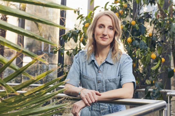 Dr Anne Brock at the Laverstoke Mill Distillery in Hampshire, England