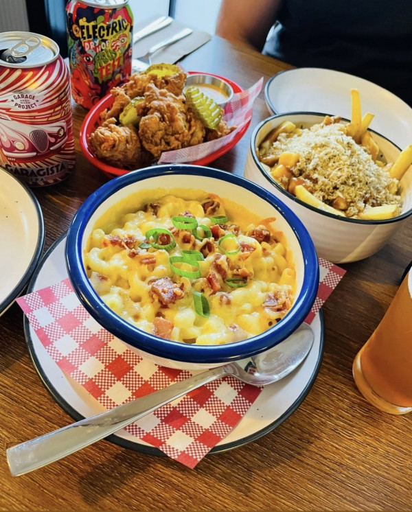 Typical menu items from Beaver & Bear