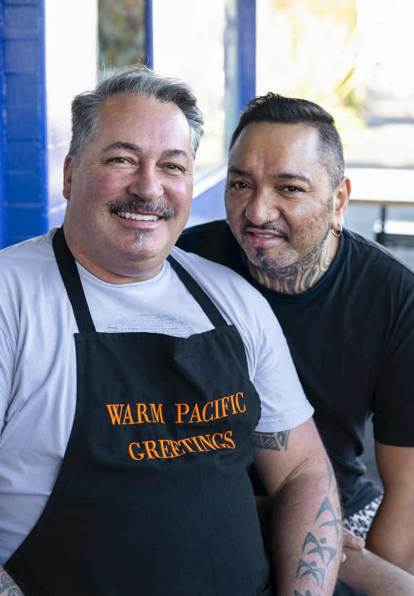 Blue Rose co-owners Robbie Kainuku and Lenny Stevens.