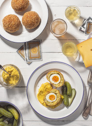 Chicken Katsu Scotch Eggs