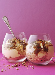 Salted Caramel Baileys Cheesecake Pots