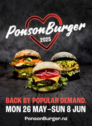 Be in to WIN a $300 Voucher for Ponsonburger