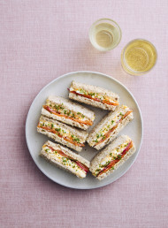 Smoked Salmon And Egg Mayo Sandwiches