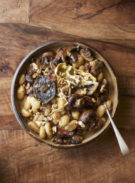 Mushroom Gnocchi with Brie