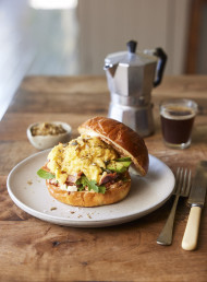 Breakfast Brioche Burger