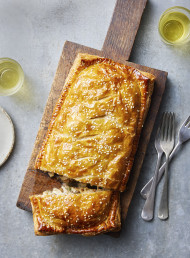 Cheat's Chicken and Mushroom Pie