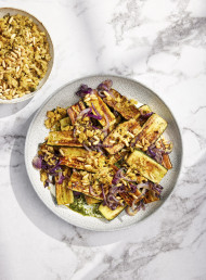 Sautéed Zucchini with Herb and Pine Nut Crumbs
