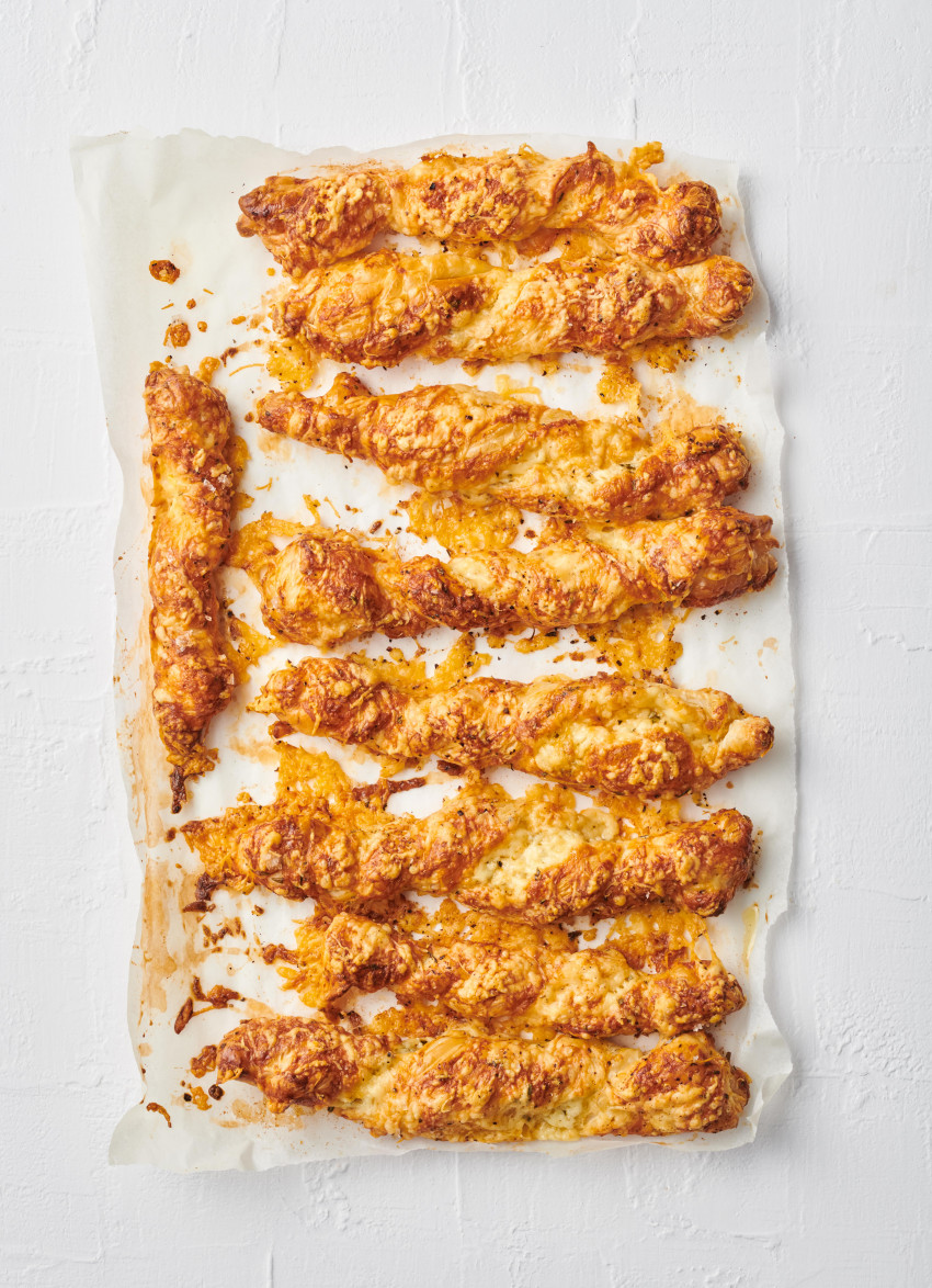 Cheese and Rosemary Twists