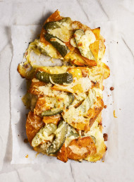 Roasted Pumpkin, Pickles and Mango Chutney Toastie