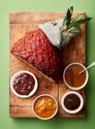 Peach, Hoisin and Ginger Glazed Ham (GF)