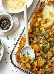 Cheesy Bacon Butternut Pumpkin