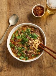 Spicy Peanut and Beef Short Rib Ramen