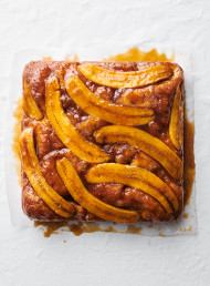 Caramelised Banana and Spiced Whiskey Upside-down Cake