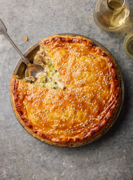 Chicken, Leek and Mushroom Pie 
