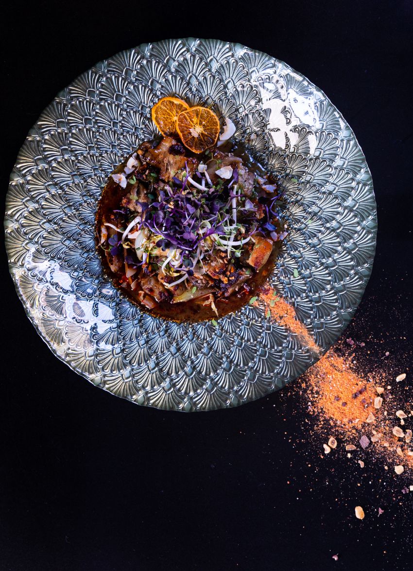 Coconut and Caramel Braised Pork Belly from the Blue Kanu menu.