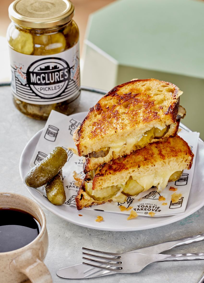 Selection of gourmet toasted sandwiches from cafes across New Zealand, created for The Great NZ Toastie Takeover 2025.